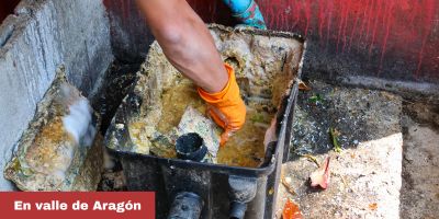 Limpieza de trampas de grasa en valle de aragon